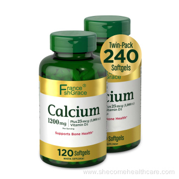 vitamin Bone Health Calcium 1000IU VitaminD3 120 Softgels